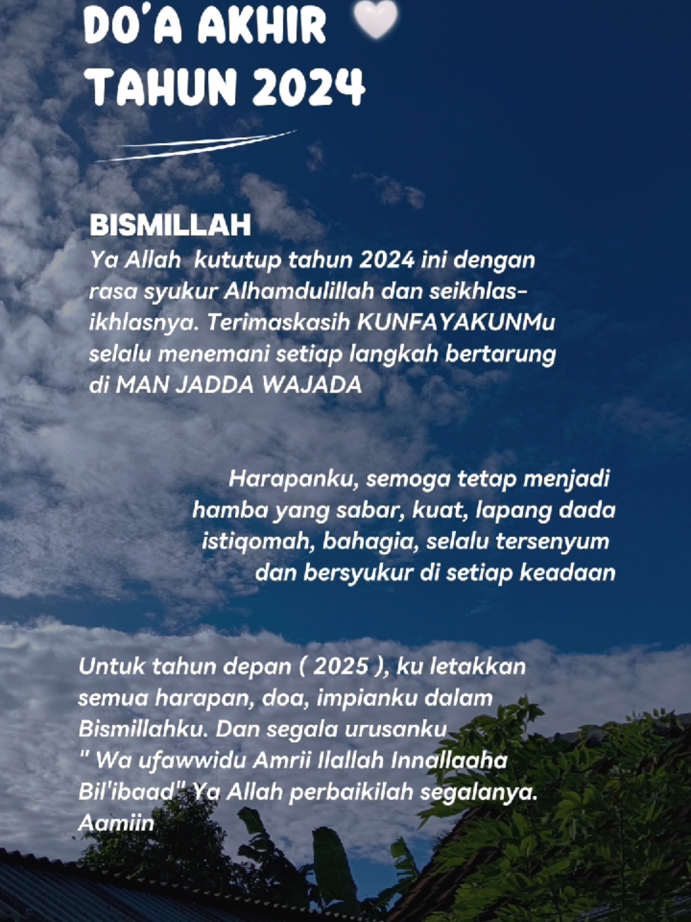 Do'a akhir tahun 2024 #storytime #quotesislami #storywa #goodbye2024 #welcome2025 #fyp 