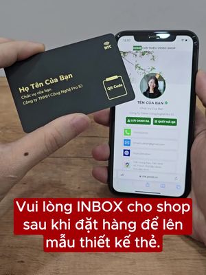 Lưu danh bạ nhanh - Giao tiếp chuyên nghiệp - Danh thiếp NFC Pro ID