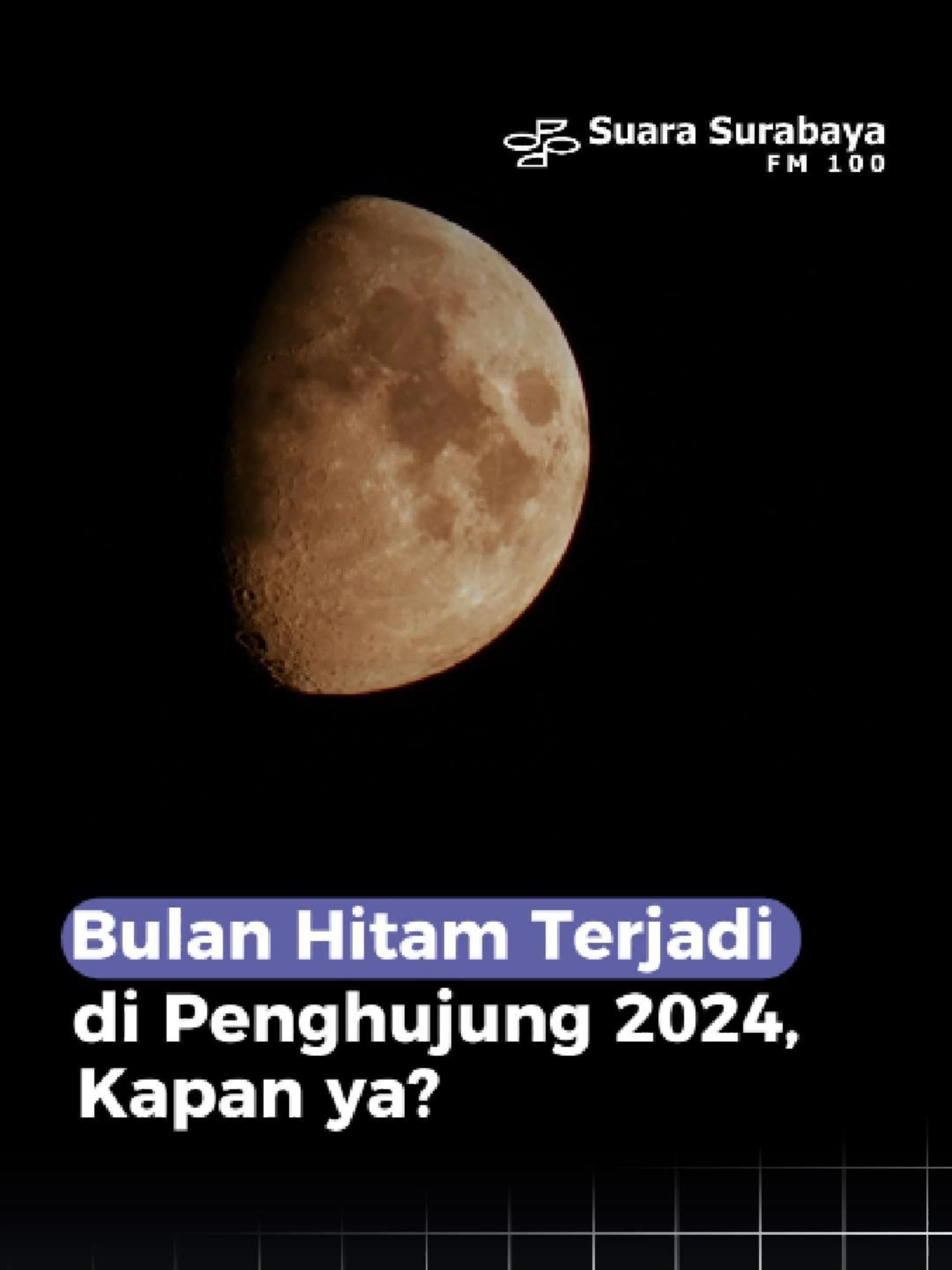 Fenomena Black Moon bakal terjadi di penghujung akhir tahun Kawan. Gimana kamu sudah tahu belum? Yuk simak informasinya! #BlackMoon #BulanHitam #SuaraSurabaya #SuaraSurabayaMedia