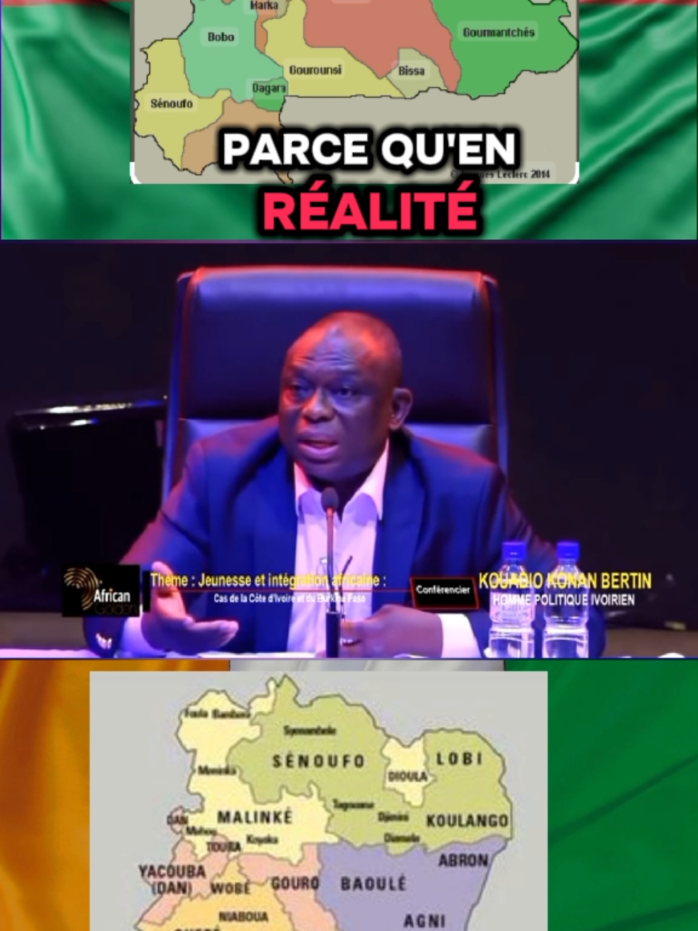 KOUADIO KONAN BERTIN :BURKINA CÔTE-D'IVOIRE #tiktokburkina #grandgueuls #gouveenance #burkinafaso #alainfoka #ib#burkinafaso 