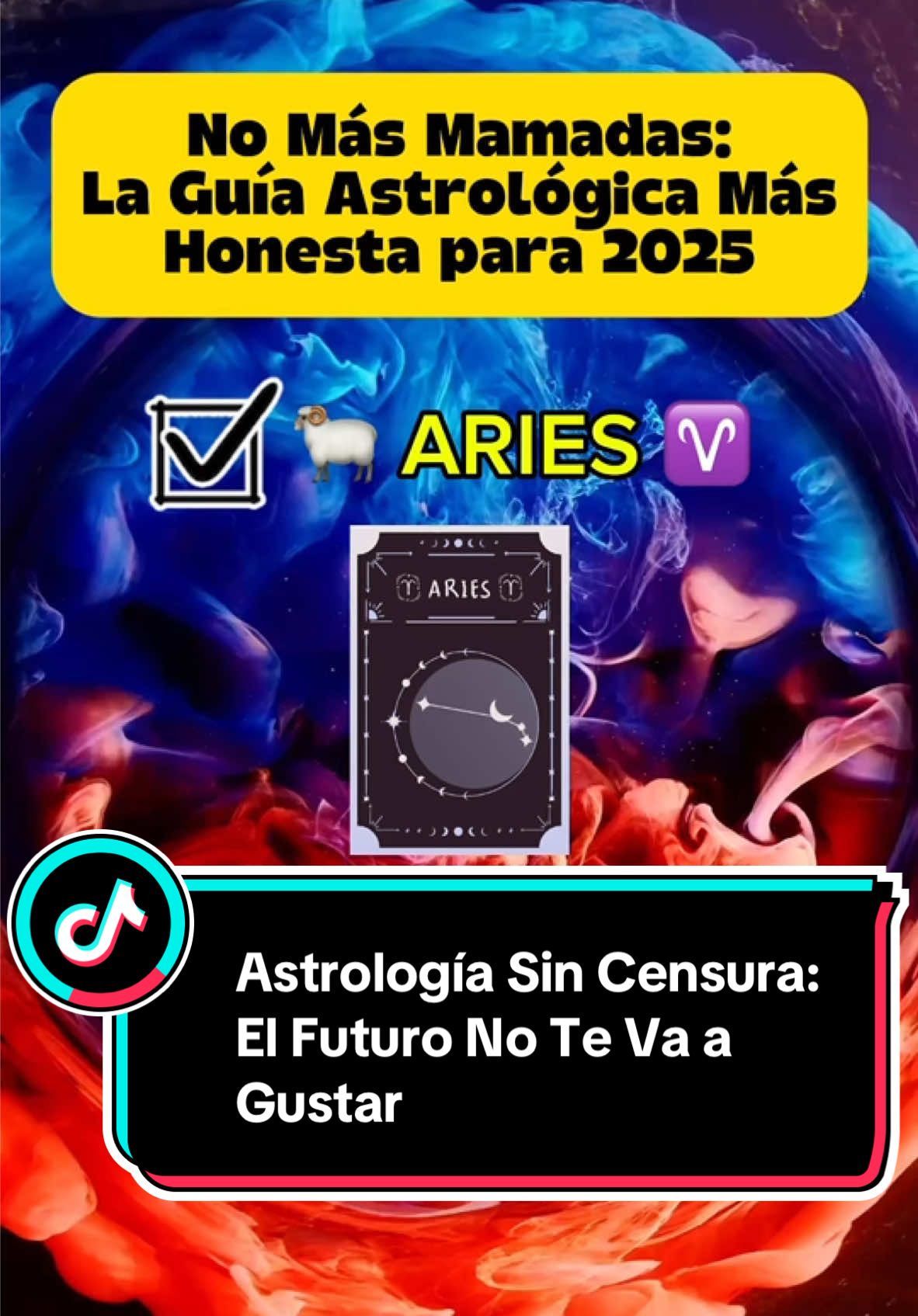 2025 viene a prenderte fuego, Aries. ¿Serás una leyenda o un desastre ambulante? Todo depende de ti, cabrón. 🐏🔥 #HoróscopoSinFiltro #Aries2025 #AstrologíaSalvaje #SinCensura #aries #aries♈️ #2025 #horoscopo 