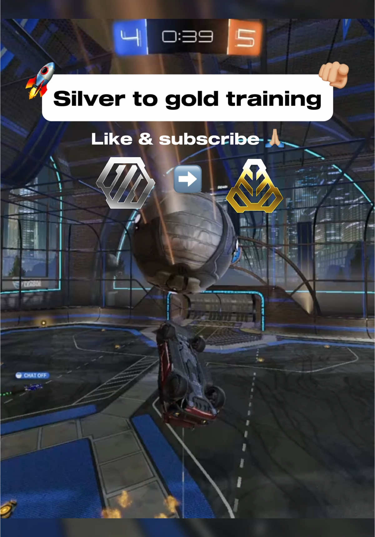 Silver to gold training 🚀 Rocket league training map shots ➡️ Copy that code : 13F8-DAAA-F5E0-851A #rocketleague #pc #gaming #fyp #training #silver #gold #ps5 #xbox #rl 