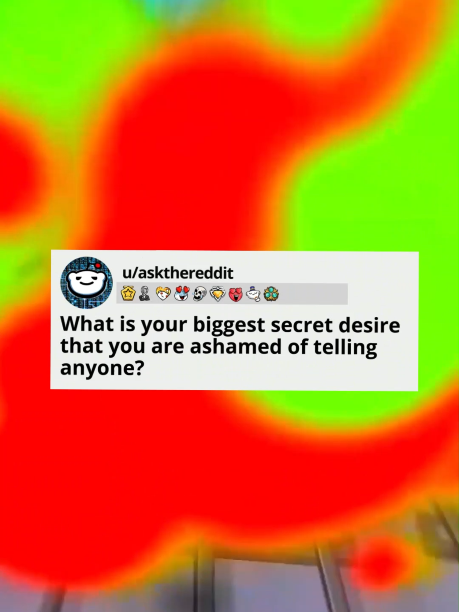 What is your BIGGEST secret desire that you are ashamed of telling anyone? #reddit #askreddit #tiktok_collaboration