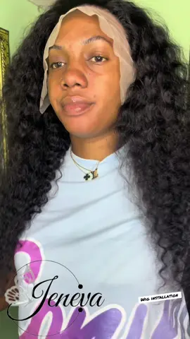 Deep Wave wig installation 😍 #installation #humanhair #fyp #fypp #viral_video #trendingvideo 