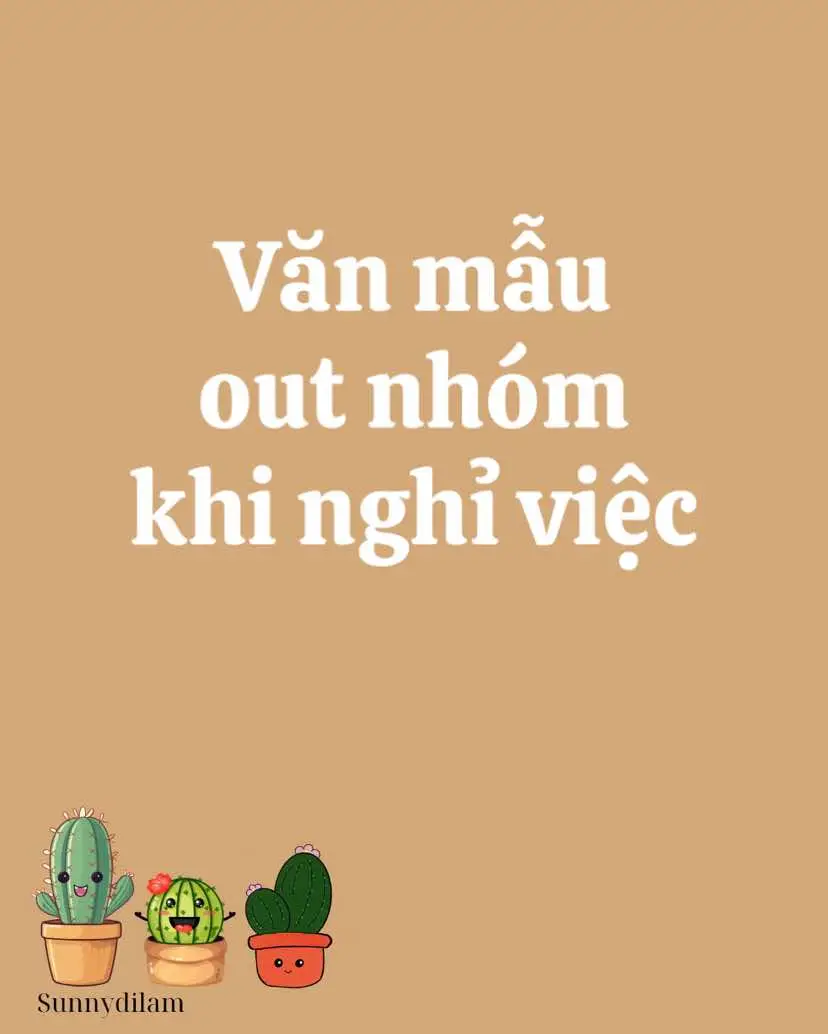 Dạ hôm nay là ngày cuối cùng em làm việc tại công ty mình. Em xin phép gửi lời cảm ơn đến các Anh Chị đã giúp đỡ và hỗ trợ em thời gian qua. Trong quá trình làm việc tại công ty, em đã được trải nghiệm và học hỏi thêm nhiều bài học quý giá. Em chúc các Anh Chị nhiều sức khoẻ và thành công. Chúc công ty mình ngày càng phát triển hơn nữa. Em xin phép out group để không ảnh hưởng đến quá trình làm việc của Team mình. Một lần nữa, em cảm ơn các Anh Chị rất nhiều ạ. #career #tuyendung #nghiviec