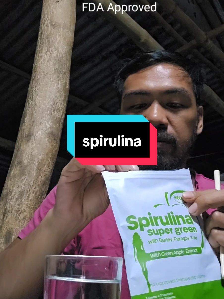 Oras na para uminom ng spirulina super green #weekit7spirulina #barleygrasspowder #spirulinasupergreen  #creatorsearchinsights 