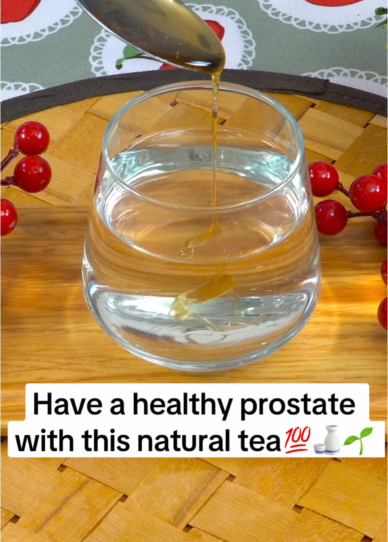 Have a healthy prostate with this natural tea💯🍶🌱 #homemade #healthy #naturalremedy #remedy #miccion #vinager #applevinegar 