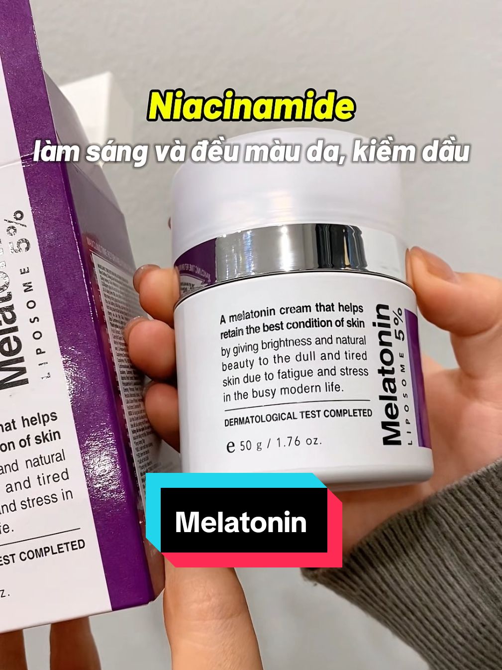 kem melatonin hot hit ạ #mptn #melatonin #duongtrang #motham #reviewlamdep 