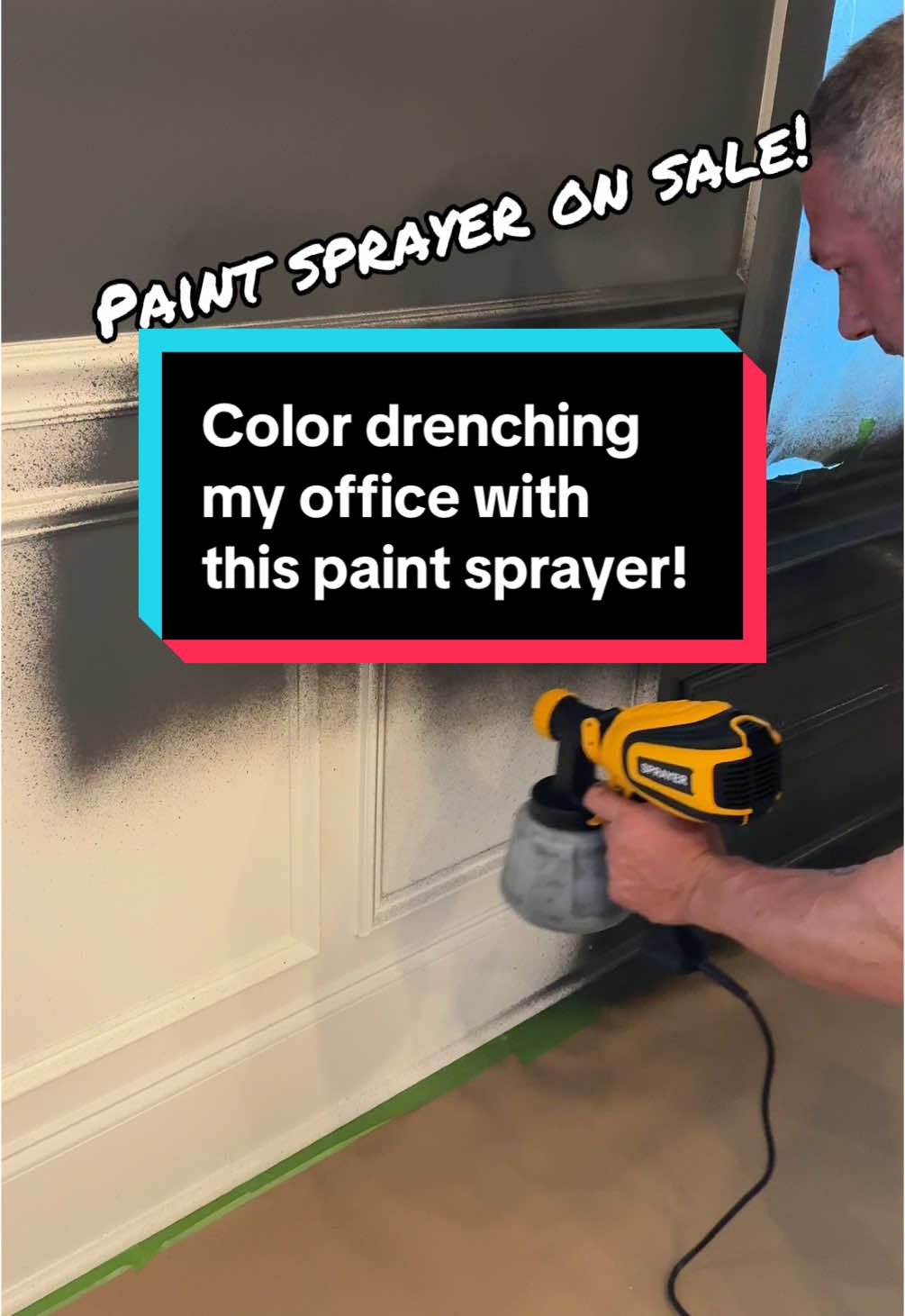 Replying to @Kaity Kimball DO NOT tackle any paint projects this year without this paint sprayer! It’s on sale right now for $39 which is a STEAL for how ESSENTIAL it was in the process of color drenching my office - we completed all of this in 58 minutes!! Let me know what projects you’ll be working on and if you plan to use it too! #paintsprayer 