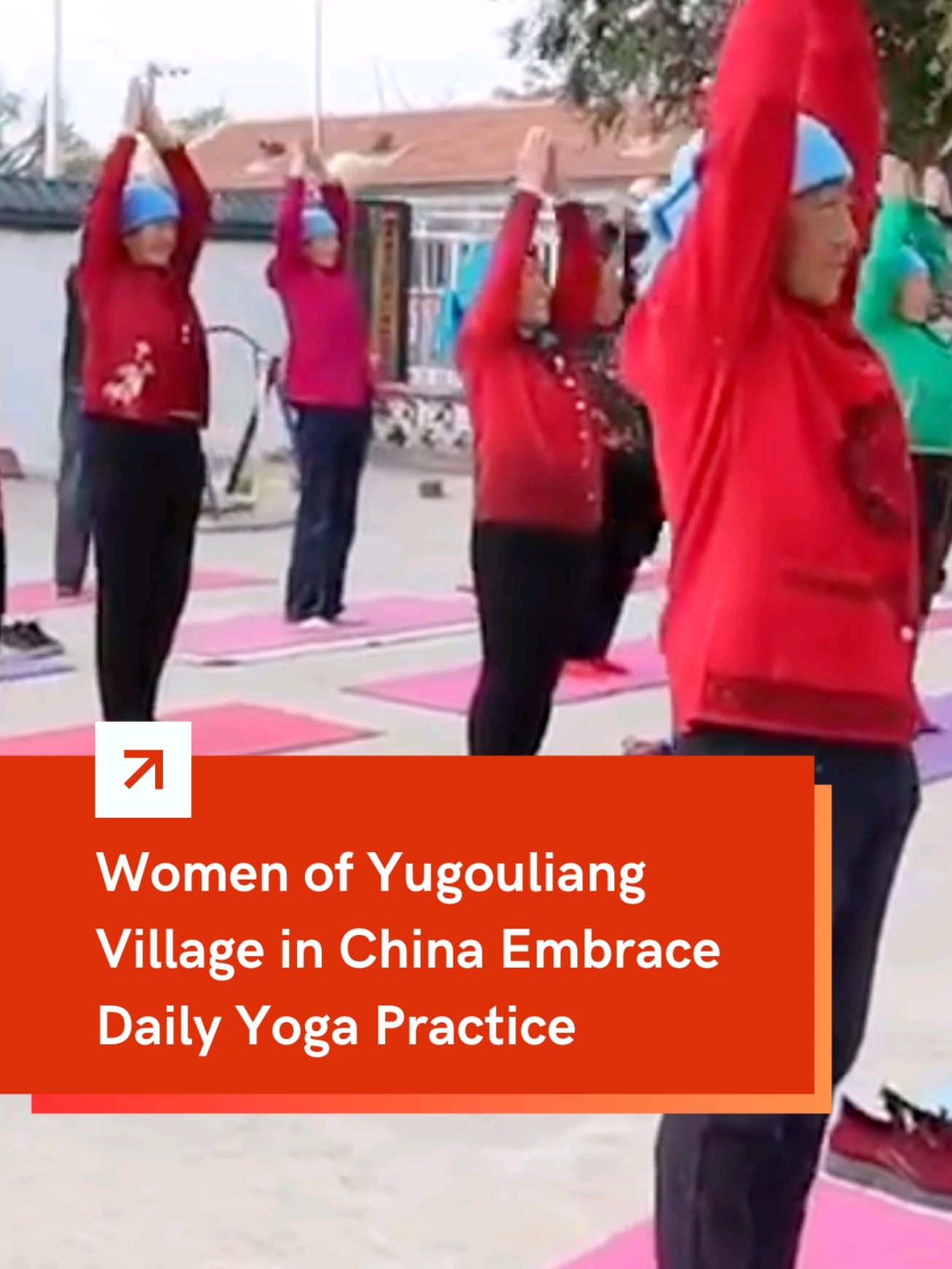 China's first #yoga village : Yugouliang in Hebei province, north #China.The average age of all the nannies is about 65 years old. And they all can do yoga very well! 🧘