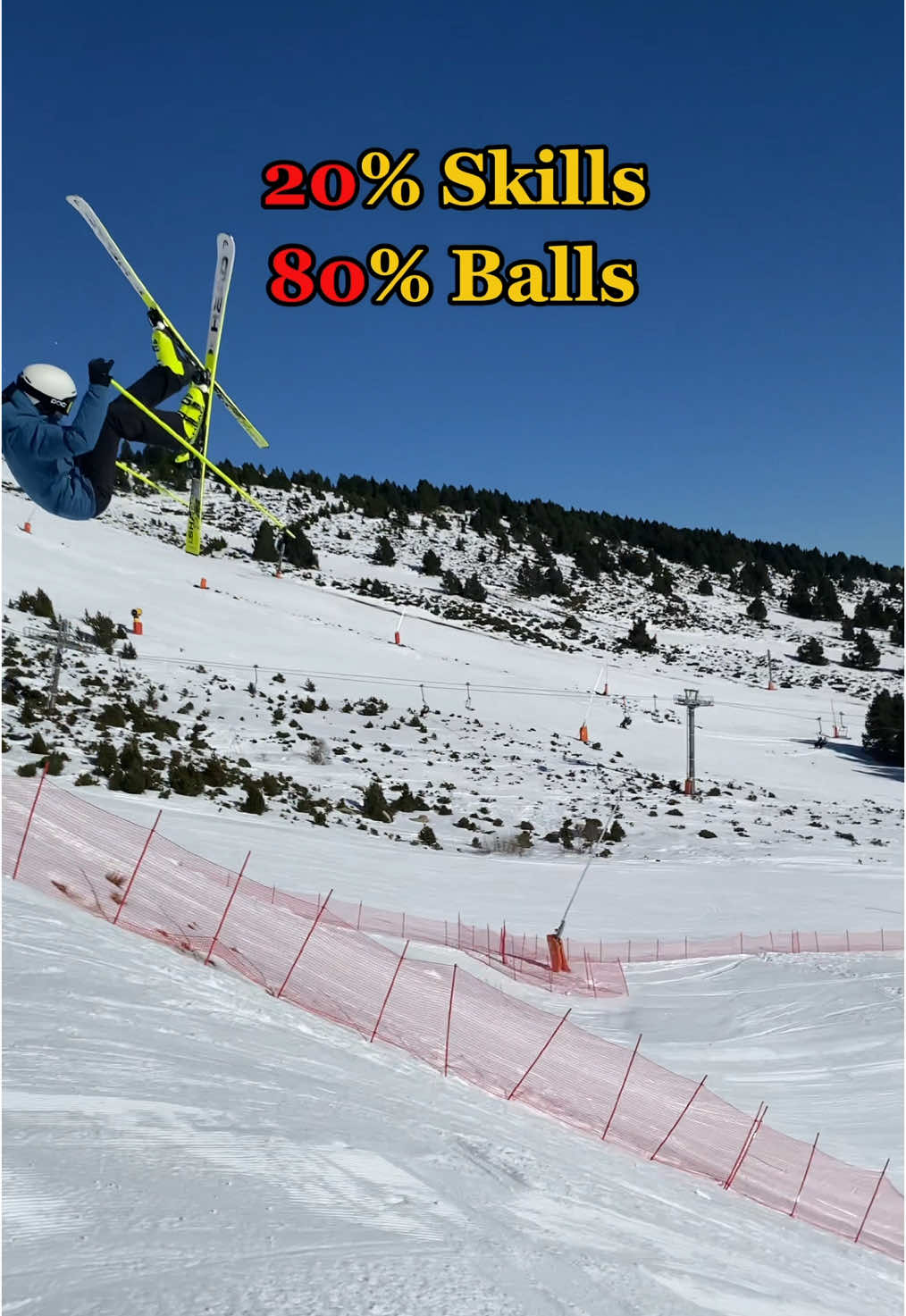 More than 80% balls #fyp #skiing #skiracing #ski #crash #dangerous #hurt #CapCut  