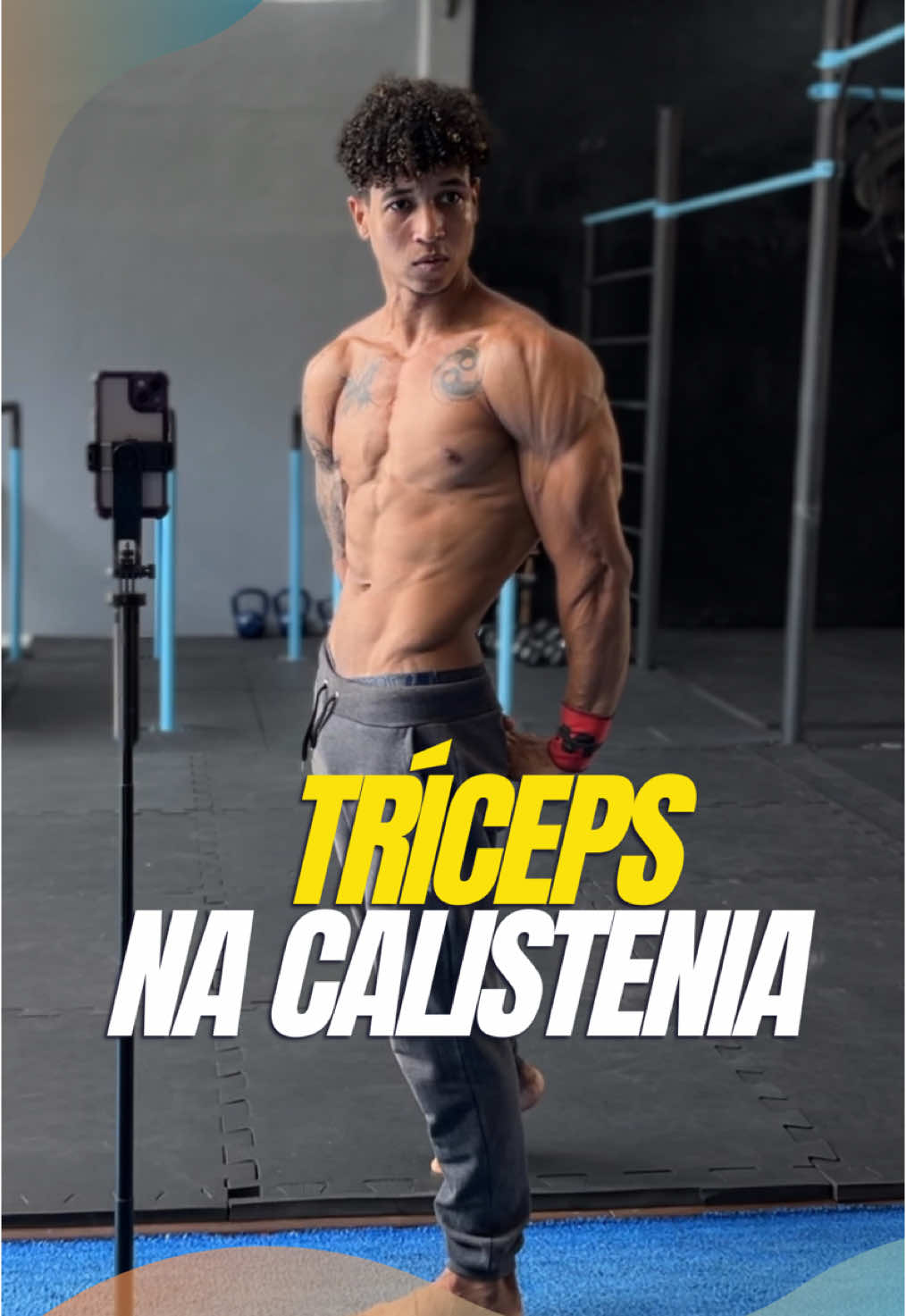 Tríceps na Calistenia #CapCut 