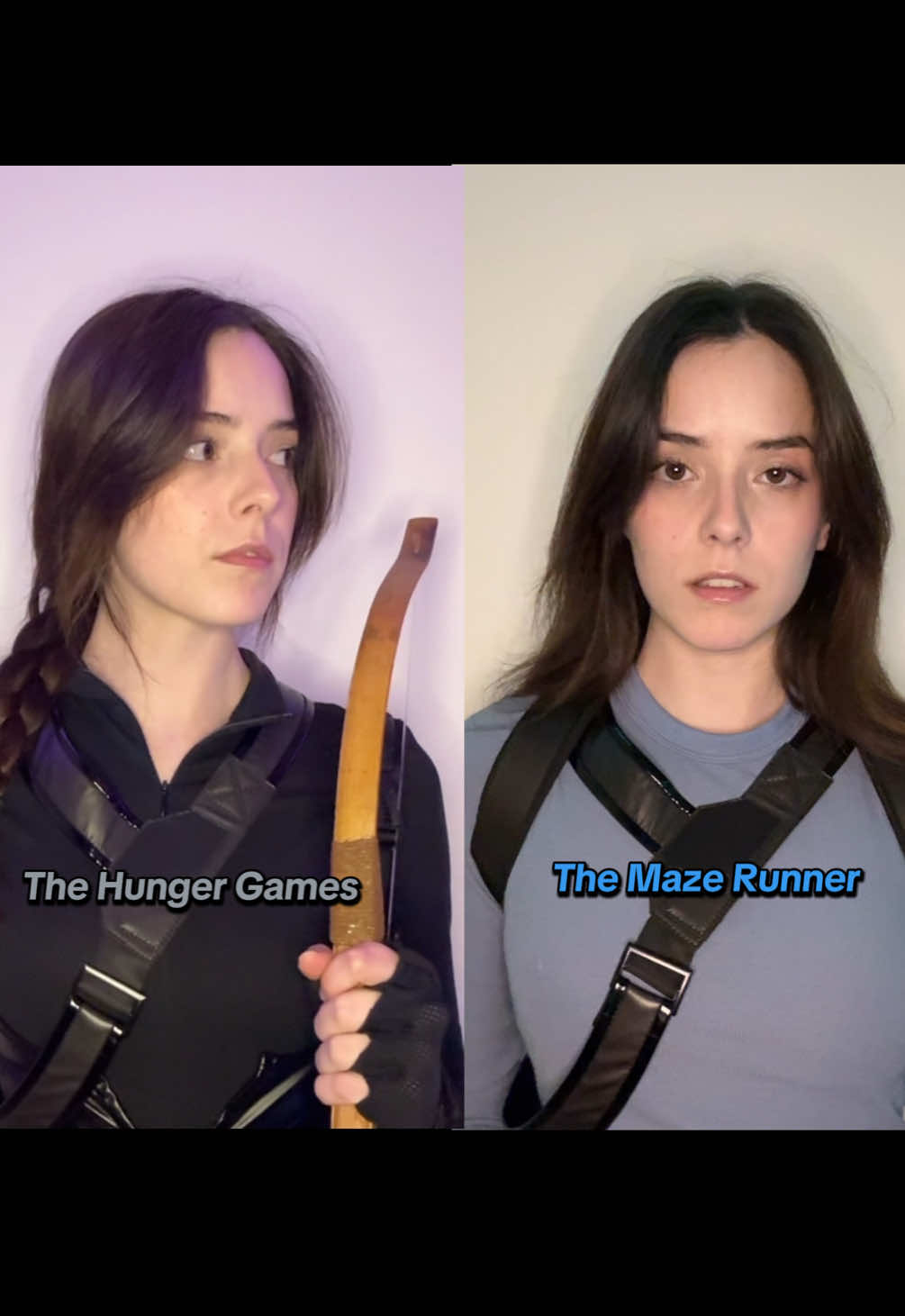 Paralelismos entre The Hunger Games y The Maze Runner 🏹❤️‍🔥  Inspo e idea de mi hermana @RubyLabra💚🐍 te amo!!! ♡ [insta: tris.blanco] #mazerunner #corredordellaberinto #fyp #hungergames 