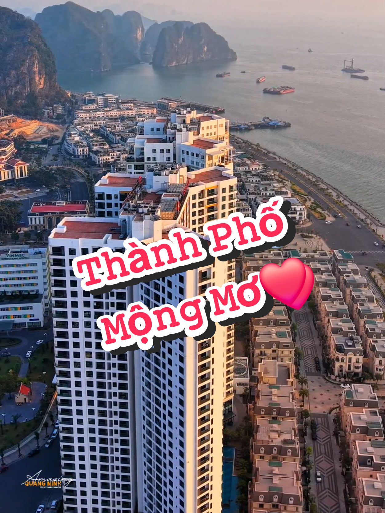 𝐇𝐚 𝐋𝐨𝐧𝐠 𝚃𝚑à𝚗𝚑 𝙿𝚑ố 𝙼ộ𝚗𝚐 𝙼ơ❤️🇻🇳 --------- #QuangNinhAMAZING #HaLong #HonGai #City #Winter #LoveCity  #BaiChay #QuangNinh #Vinhome #HoangHon #BenDoan #SapphireHalong 