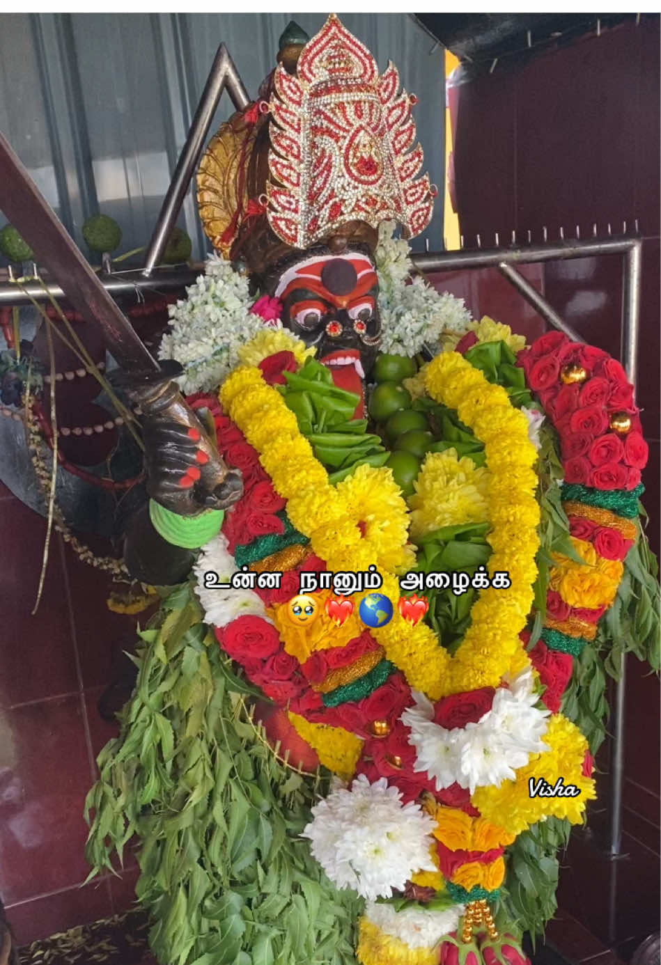 ❤️‍🔥🥹🌎🔱@OM SRI MAHA RAJAKALIAMMAN #fyppppppppppppppppppppppp #vishalinisakthivel #repost #fypシ #kaateriammanthunai #kaliammantunai #simpanglima #onthisday 