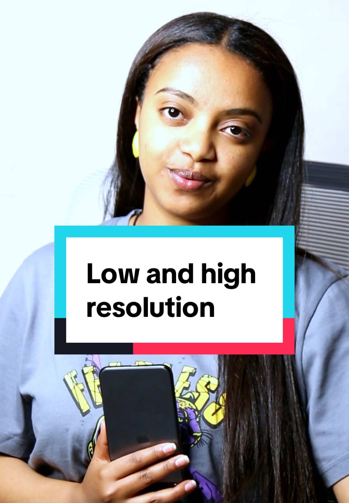 Low and high resolution. What are pixels?  #fyp #tech #ethiopian_tik_tok #pixel 