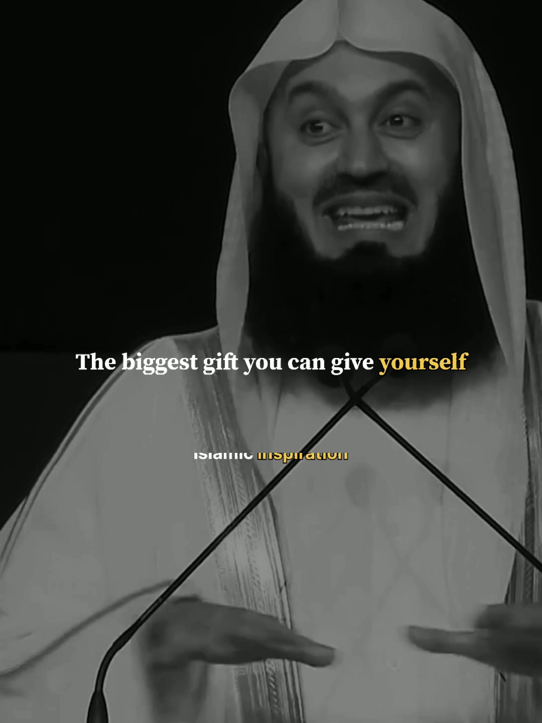 The biggest gift you can give yourself. #islamic_video #islamictiktok #islamicinspiration #islamicmotivation #muftimenk @Islamic Inspiration @Islamic Inspiration 