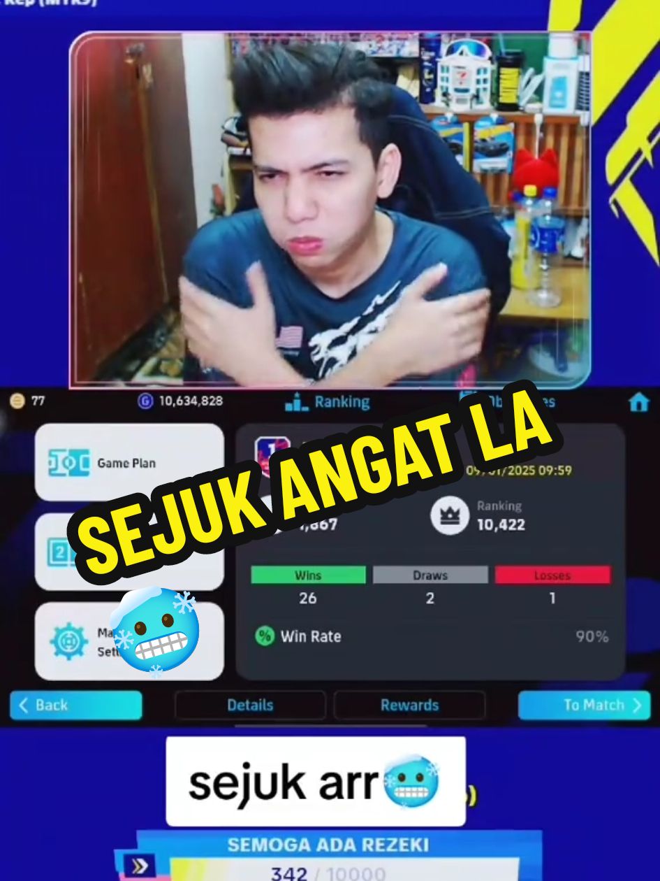 SEJUK SANGAT🥶 . . #fyppppppppppppppppppppppp #viral #formasi #kingdoubletouchmalaysia #efootballmobile #pushdiv 