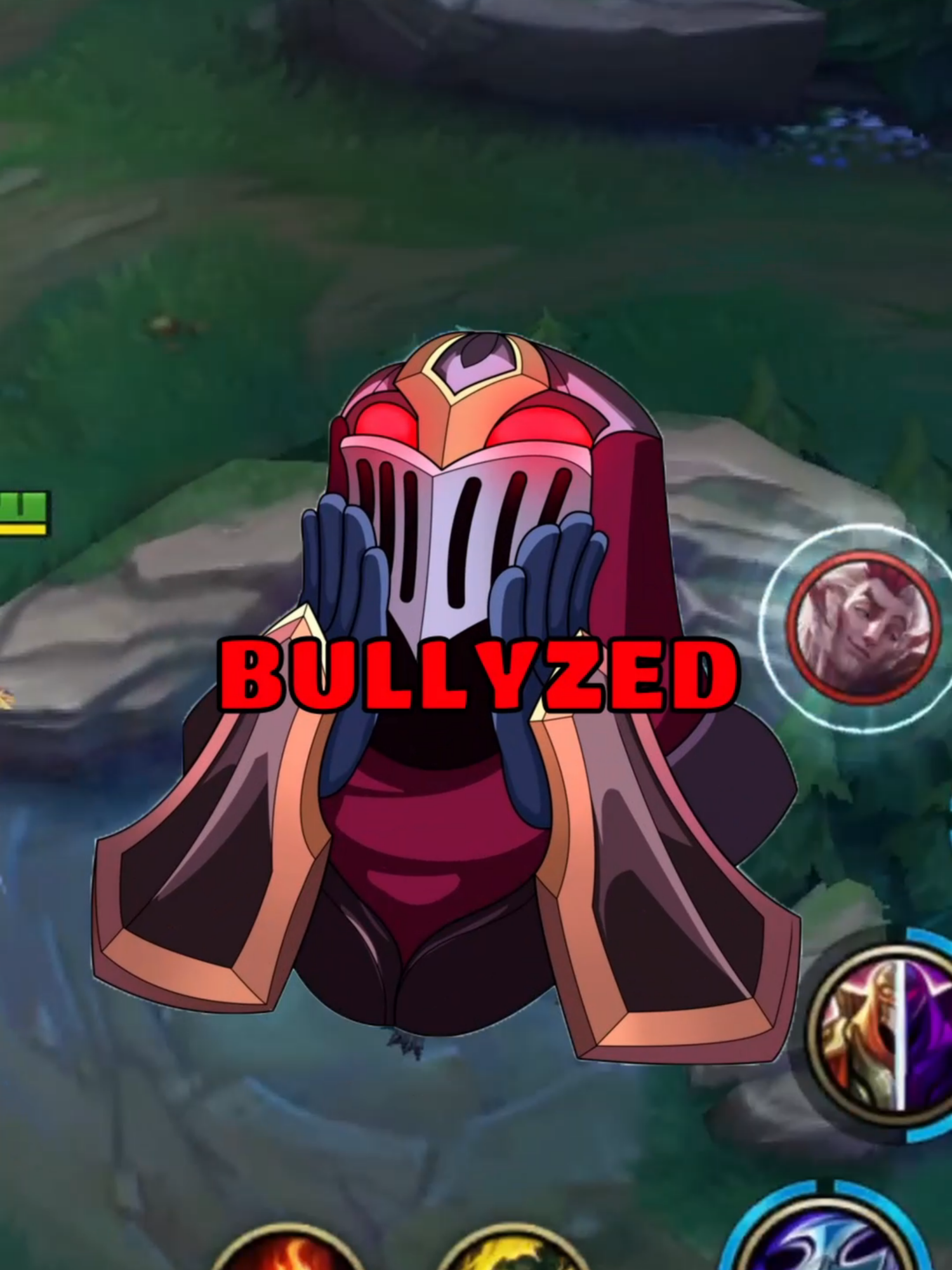 El zed Bully #wildrift #leagueoflegends #zed #humor #leagueoflegendswildrift #riotgames #xycba