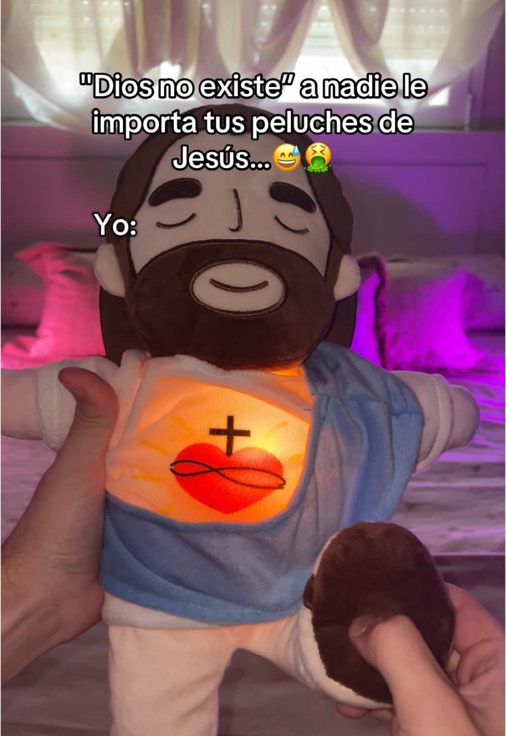 Podéis conseguir nuestro peluche de Jesús que respira en nuestra web🥹🙏🏻 #jesus #peluche