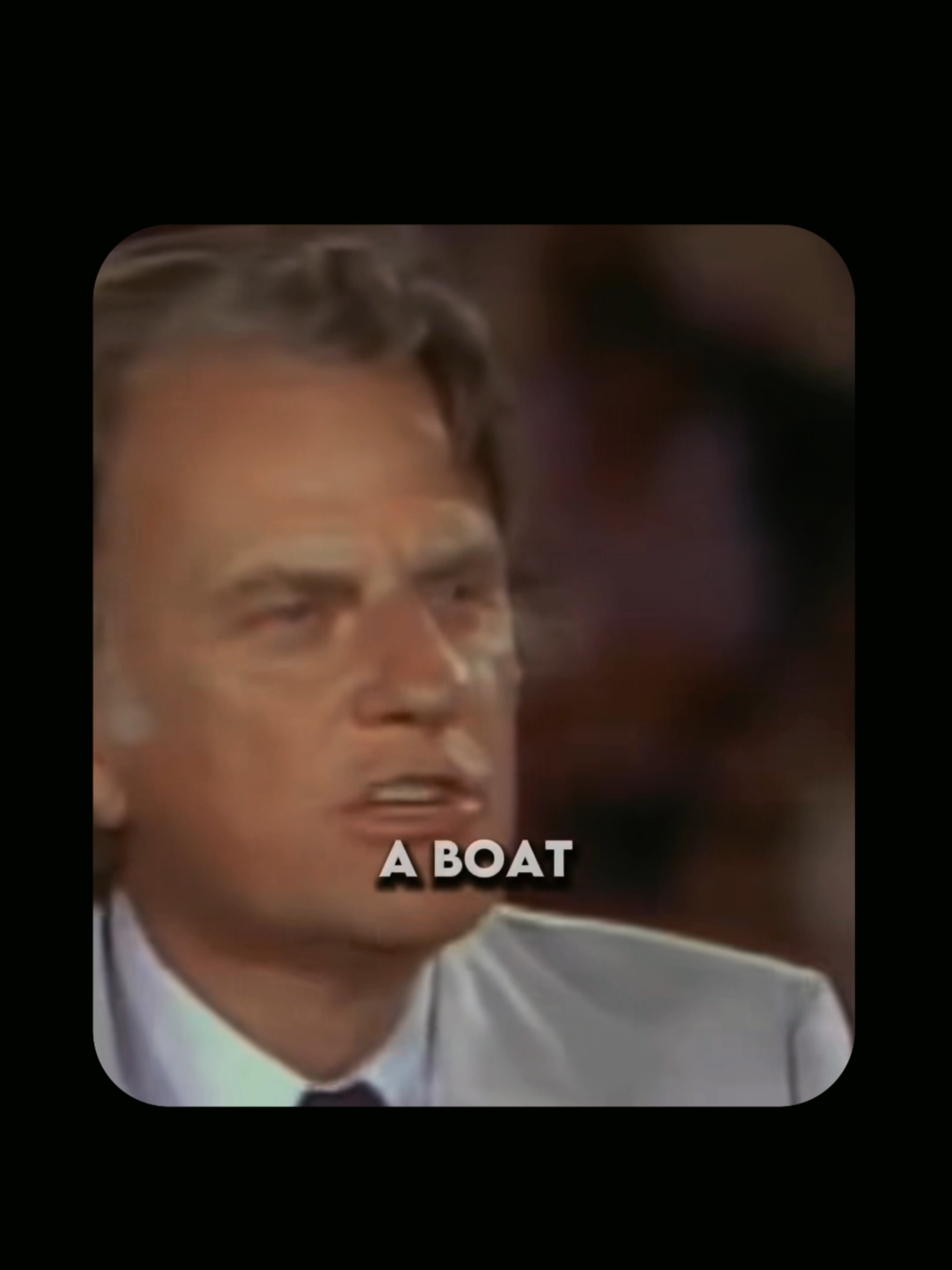 If you run from God, the devil will always have a boat for you ... #jesus #christiantiktok #faith #billygraham #fy