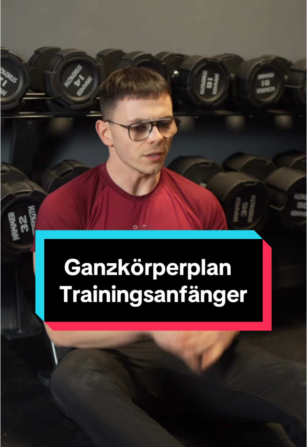 Ganzkörperplan für Einsteiger🔥💪 #Fitness #gym #workout #training #GymTok 