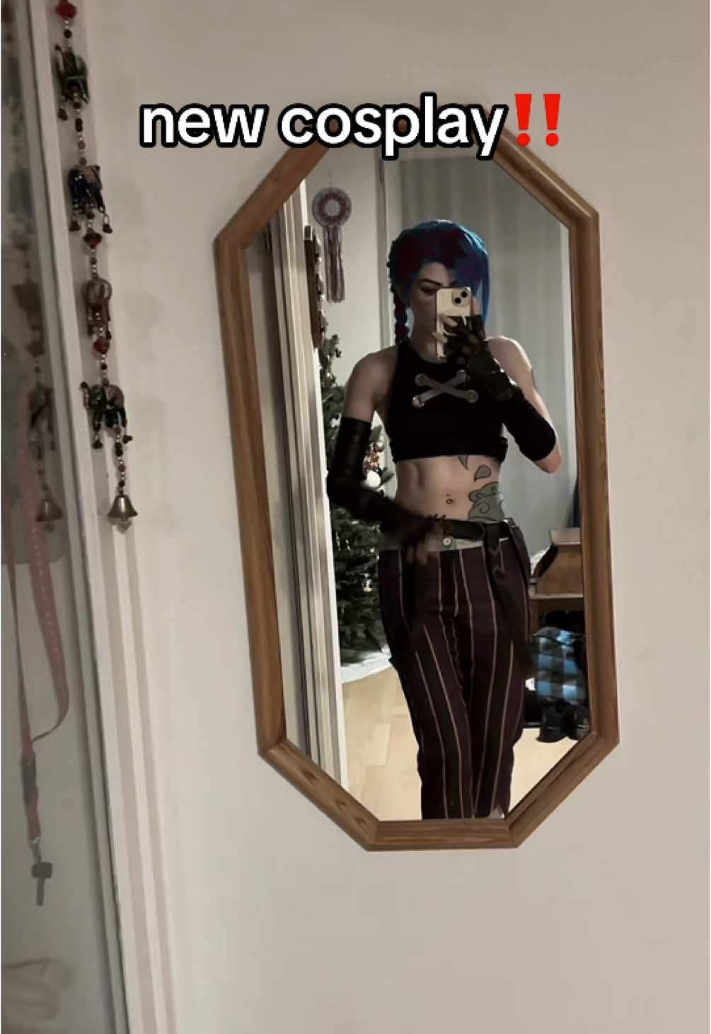 so tired from getting into cos motivate me to actually film content… #arcane #arcaneleagueoflegends #jinx #jinxcosplay #piercing #arcanecosplay #arcanejinx 