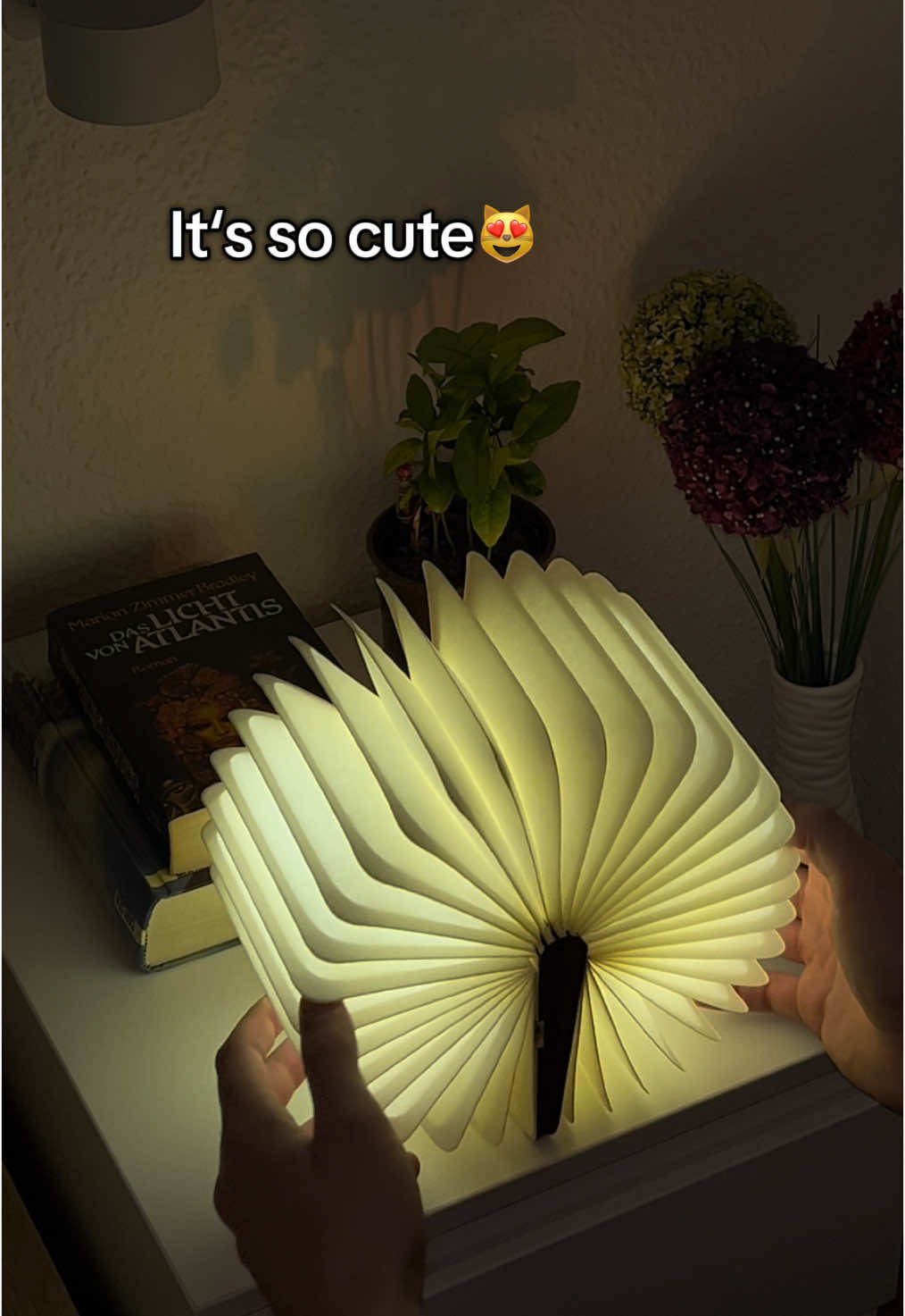 Who needs this?🫶🏻 #foldable #booklamp #aesthetics #cozy
