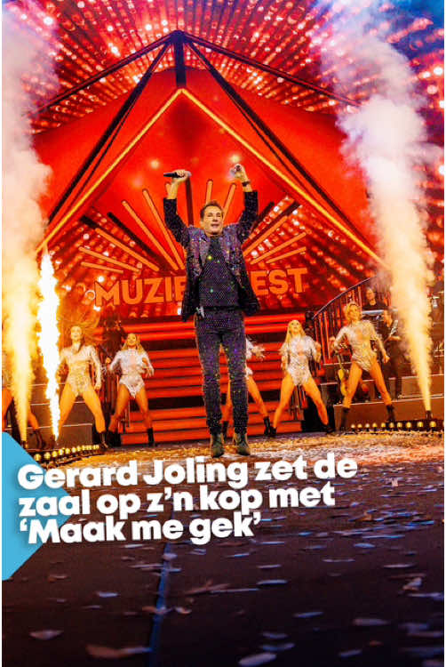 Knallend 2️⃣0️⃣2️⃣5️⃣ in met @Gerard Joling! 💥🔥 #gerardjoling #muziekfeest #maakmegek #feest #remix #hardstyle 