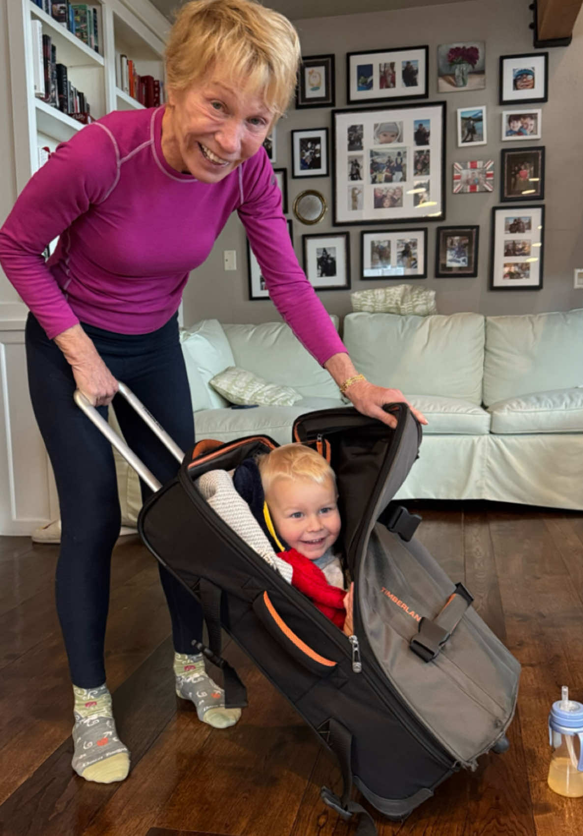 Precious cargo! 😂 @Lia | Motherhood + Lifestyle @Tom Higgins 