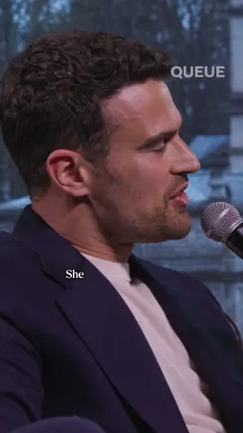 #TheoJames on working with #KayaScodelario on #TheGentlemen. #thegentlemennetflix #netflixseries