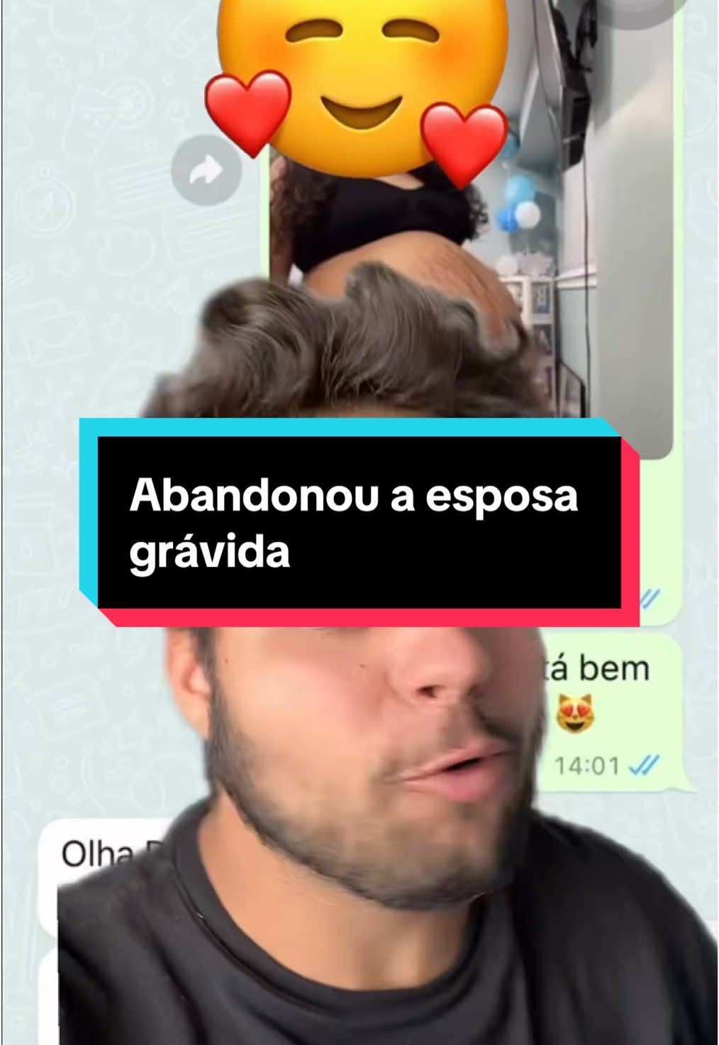 Abandonou a esposa grávida 