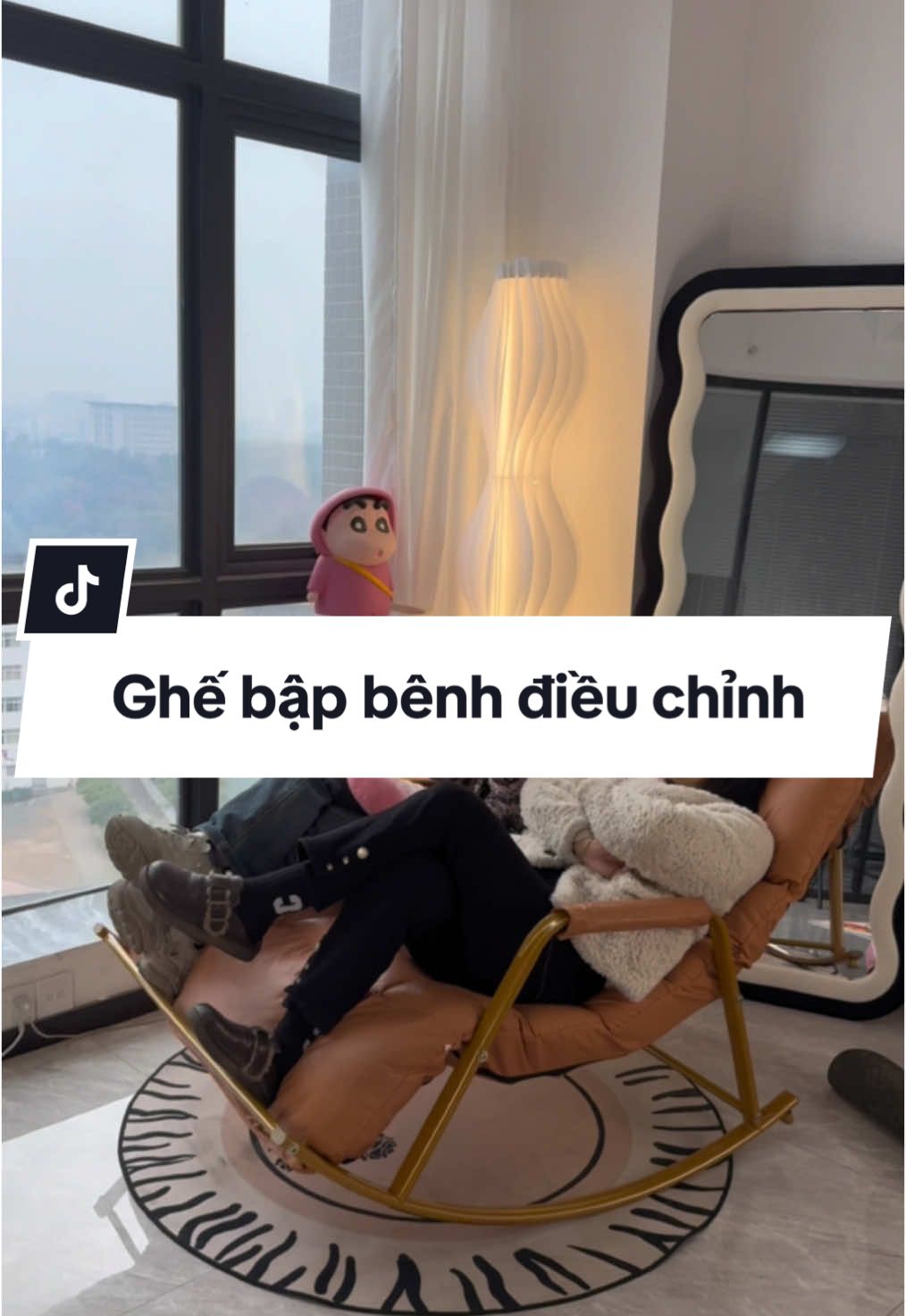 Ghế Bập Bênh Đôi Điều Chỉnh Tư Thế, Da PU, Khung Thép Mạ Kẽm Sơn Tĩnh Điện, ghế lười, ghế đọc sách, ghế phòng ngủ, ghế thư giãn, ghế bập bênh 2 người, ghế cho mẹ bầu!!!! #ghebapbenhthugian #ghebapbenhdieuchinh #gheluoithugian #ghemebau #decornoithat #ghebapbenhdoi 