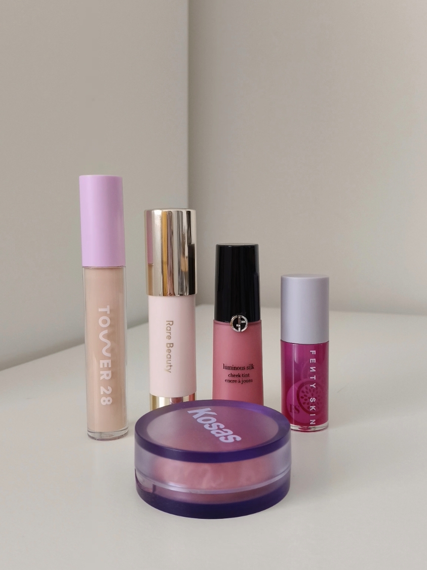 2024 Beauty Favourites - Part 1 🫶🏻✨🩷 Products Featured; ✨ @Tower 28 Beauty  serum concealer  ✨ @Rare Beauty  warm wishes bronzer stick  ✨ @Armani beauty  luminous silk cheek tint  ✨ @Kosas  blush is life baked blush  ✨ @Fenty Skin  lip oil  What have your beauty favourites of 2024 been? 👇🏻💬 #favourites #2024favourites #yearlyfavourites #beautyfavourites #tower28 #tower28beauty #concealer #serumconcealer #rarebeauty #rarebeautybyselenagomez #bronzer #creambronzer #armani #armanibeauty #luminoussilk #cheektint #kosas #kosascosmetics #bakedblush #blush #fenty #fentyskin #lipoil #lipcare 