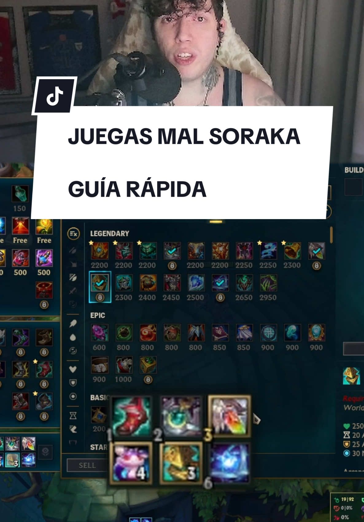 Cómo jugar Soraka en menos de cinco minutos 🍌 #leaguetok #leagueoflegends #parati #fyp #SUP #Soraka #Attila 