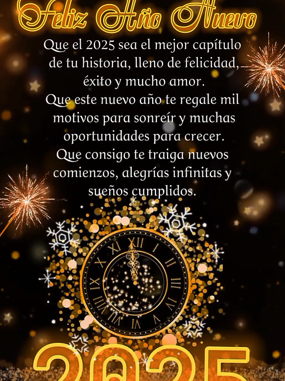 Feliz Año Nuevo 2025! #buenosdias #felizaño #felizañonuevo2025 #felizaño2025 #felicesfiestas #2025 #añonuevo #felizañonuevo #navidad #navidadentiktok #felizañonuevo2025 