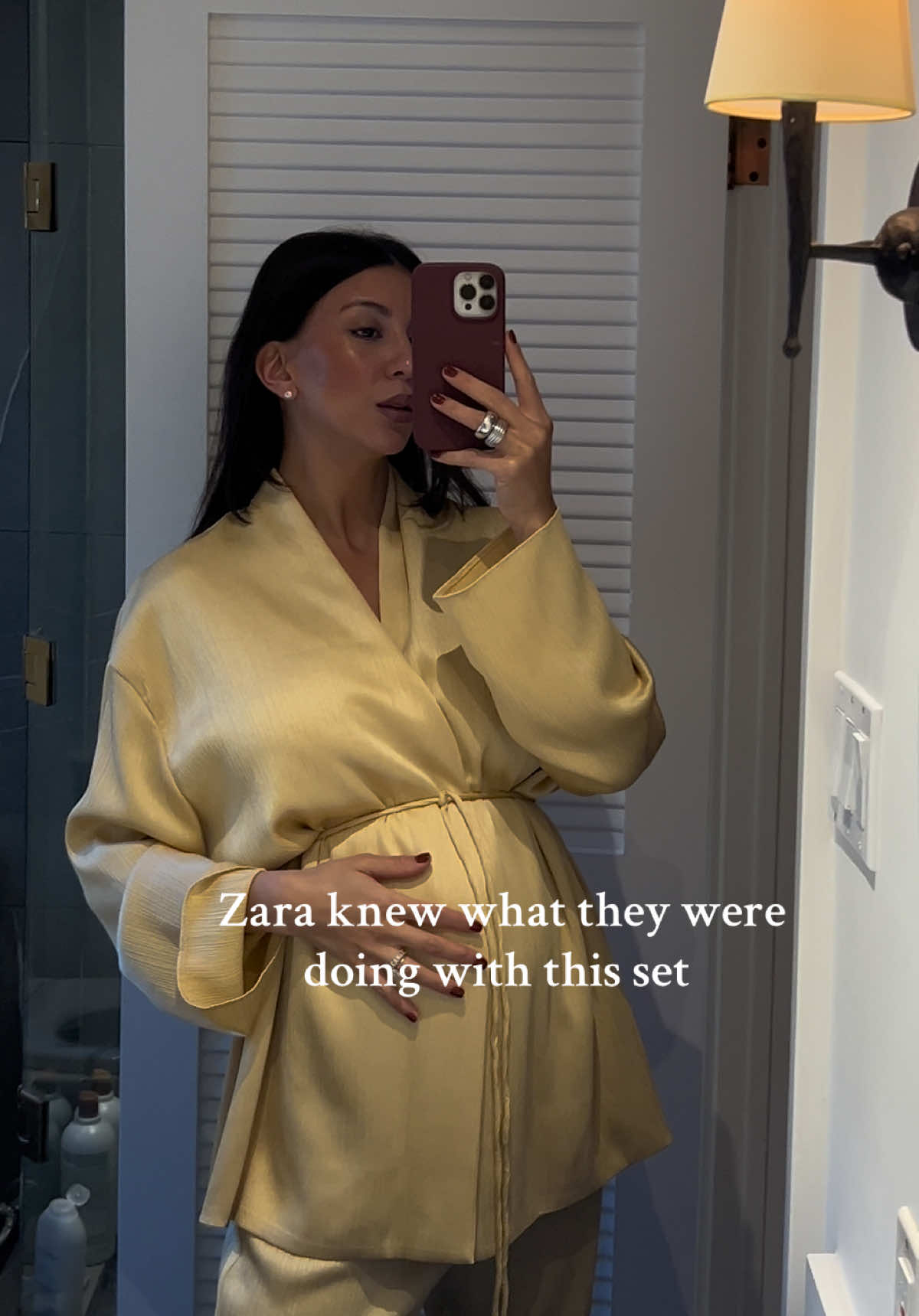 a very chic zara set! #outfitinspo #zara #zaraoutfit #styleinspo #pregnancystyle #pregnancyoutfit 