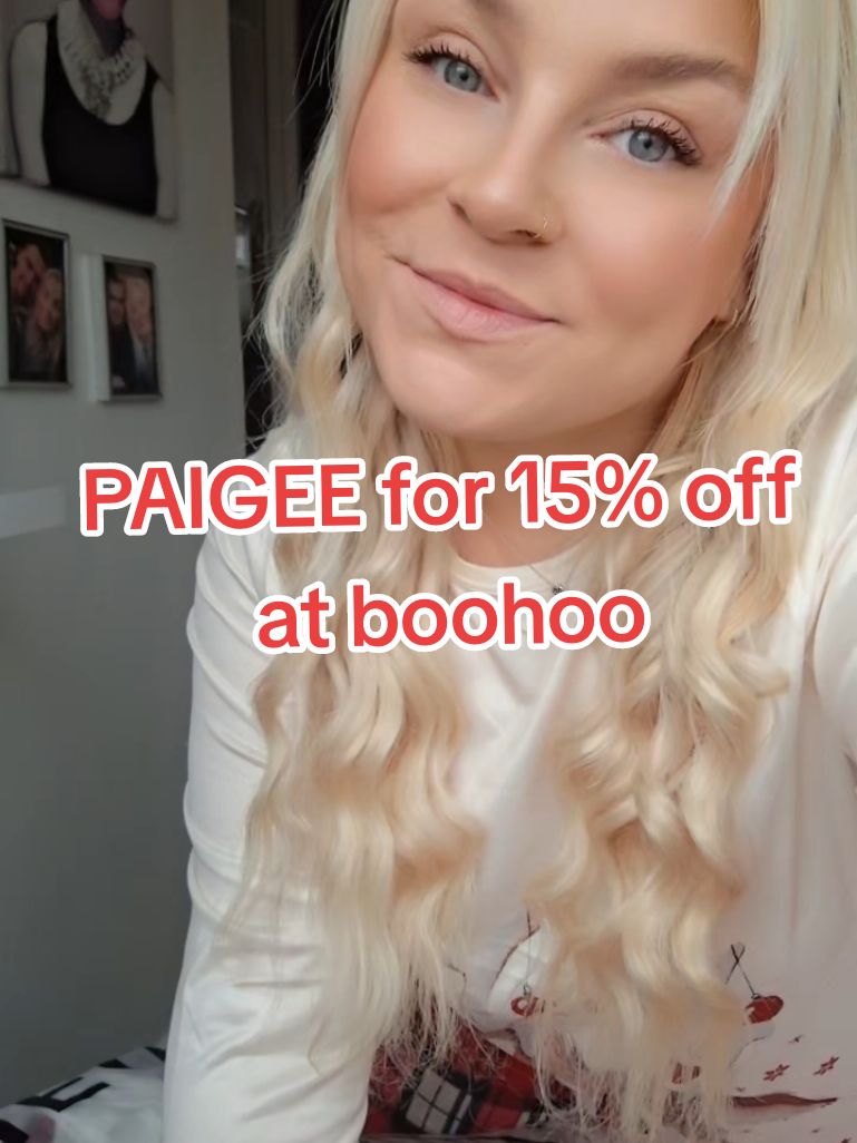 head over too @boohoo now for a extra 15% off with my code PAIGEE #boohoo #fyp #discount #boxingdaysales #boohoobabes #ambassador #foryoupage❤️❤️ #viral_video 