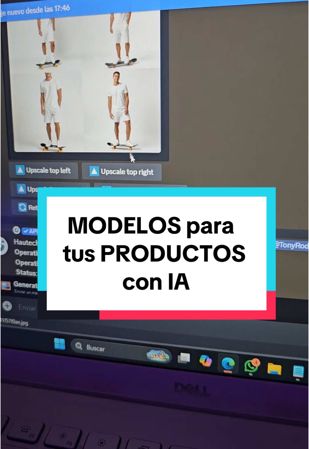 ¿Sabías que puedes crear modelos profesionales para tus productos usando inteligencia artificial? 🚀✨  Hautech.ai es la herramienta que hace que tus fotos luzcan increíbles sin necesidad de una sesión costosa. Solo necesitas entrar a su Discord, cargar la imagen de tu producto y ajustar detalles como tamaño, edad y color de piel. En minutos, obtendrás resultados personalizados y listos para usar. 📸🔧 Olvídate de las excusas y lleva tus productos al siguiente nivel con imágenes de alta calidad. Si quieres más tips sobre herramientas innovadoras como esta, ¡sígueme y no te pierdas nada! 🔗🌐  #tonyrodriz #ecommercebusiness #ProductPhotography #IA #ecommerce 