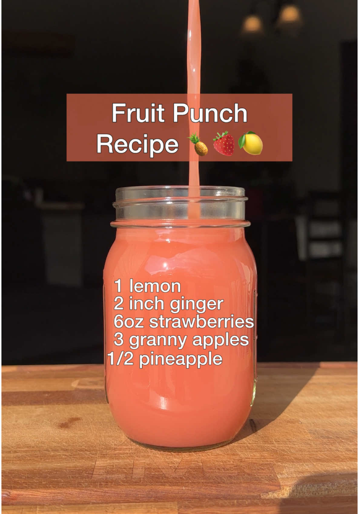 Fruit Punch Recipe 🍍🍎🍓 (Save 10% on this juicer & find my recipe ebook by clicking the link in my bio) ⚡️ If you know me you know I make fruit punch recipes often & this is one of the original recipes that made me fall in love with my juicer 🥰🍓 I converted from cheap store bought juices to making my own fresh homemade organic fruit & veggie juices that actually offer real nutritional value to the body! Here’s another tasty beverage that’s going to boost the immune system while supporting gut health & naturally improving energy levels ⚡️ Would you try this juice? 🍍 #growyourown #fruitpunch #fruitpunchrecipe #tropicalpunch #juicerecipe #digestion #guthealth #immuneboost #homemadejuice #freshjuice #fruitjuice #nutritious #juicingforhealth #healthiswealth #healthandwellness #growyourownfood #growyourownlives #fruitheals #healingfruit #natureheals #healingnature #fy #fyp #fypシ #foryou #foryoupage