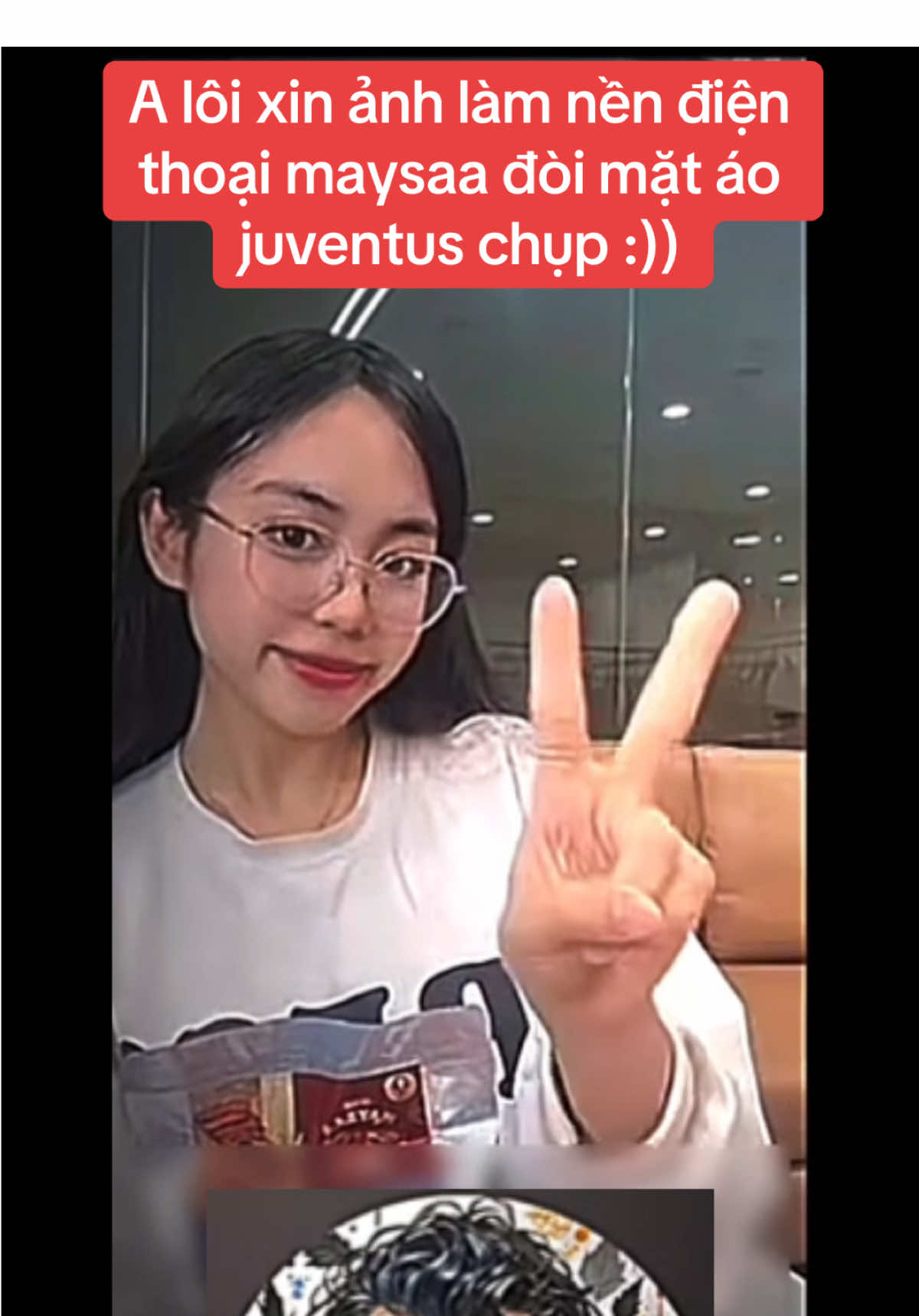 A lôi xin chụp ảnh làm nền điện thoại maysaa đòi mặt áo juventus chụp :))#blvgiangaloi #maysaa 