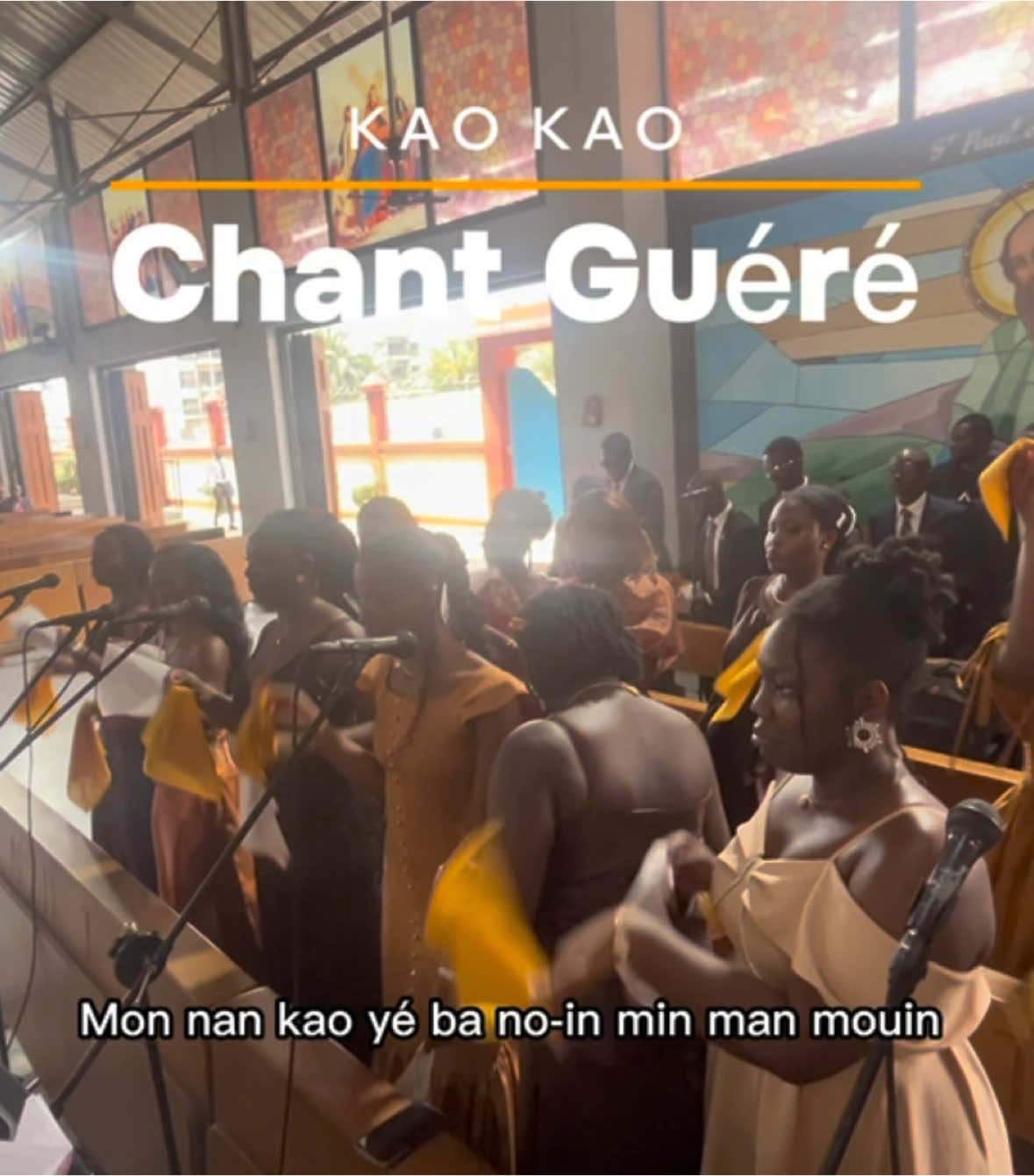 Titre : Kao Kao Chant en Guéré Auteur compositeur : Abbé TEHA A. #choeuranimachristi #pourtoii #choraleivoirienne #kaokao #catholictiktok #tiktokcotedivoire🇨🇮 #tiktokfrance🇨🇵 #choralemusic #chorale #tiktokchretien #foryoupage❤️❤️ 