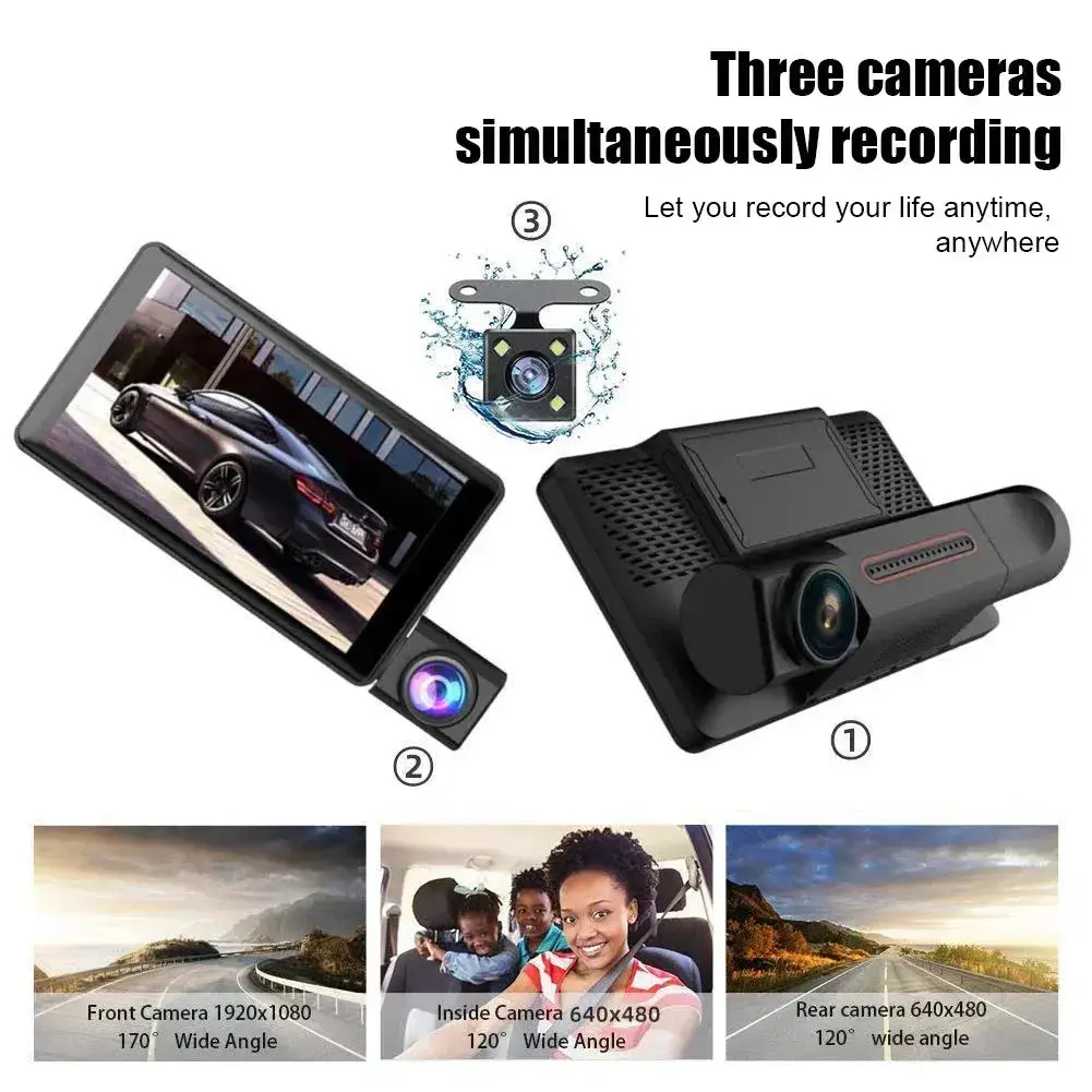 Ever feel like your car's dashboard is just a glorified snack holder? 🍟 Meet the Enregistreur vidéo voiture 3 caméras 4.0 pouces Dash Cam Full HD 1080P for only €39.95! Who needs a regular dash cam when you can have one that makes your car feel like it's auditioning for a reality TV show? 🎥🚗 Upgrade your ride and watch your road trips turn into epic sagas faster than you can say Are we there yet? 😂📹 #GadgetGourou #DashCam #CarUpgrade #RoadTripReady #FullHD