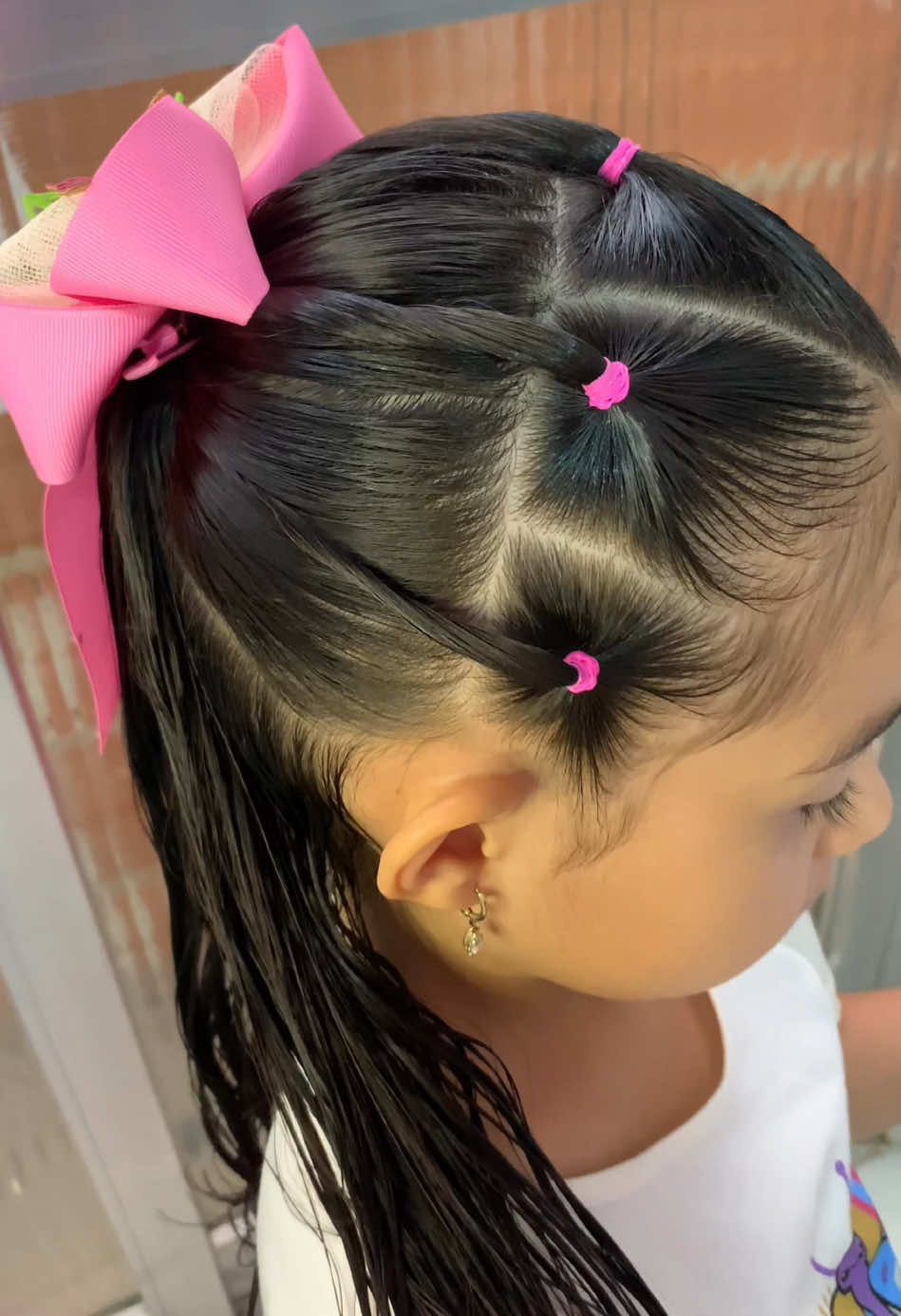 Penteado cabelo solto 🎀💖 #penteadoinfantil #penteadosfaceis #rj #cabelosolto #maemenina #hairstyle #babyhair 