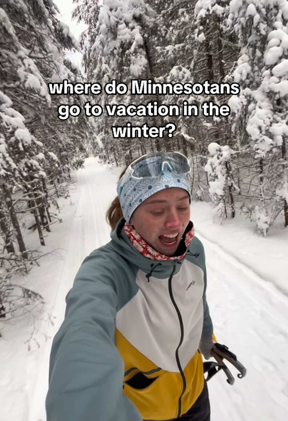 Minnesota Nordic ski vacation 🤪#crosscountryskiing #xcskiing #nordicskiing #minnesota 