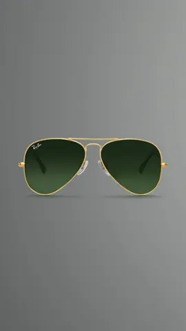 Iconic Ray-Ban aviator sunglasses with a sleek metal frame and reflective lenses, perfect for a bold and timeless style. 🕶️✨ #RayBanAviators #IconicStyle #SunglassTrends #EverydayElegance #BoldLooks #ClassicAccessories