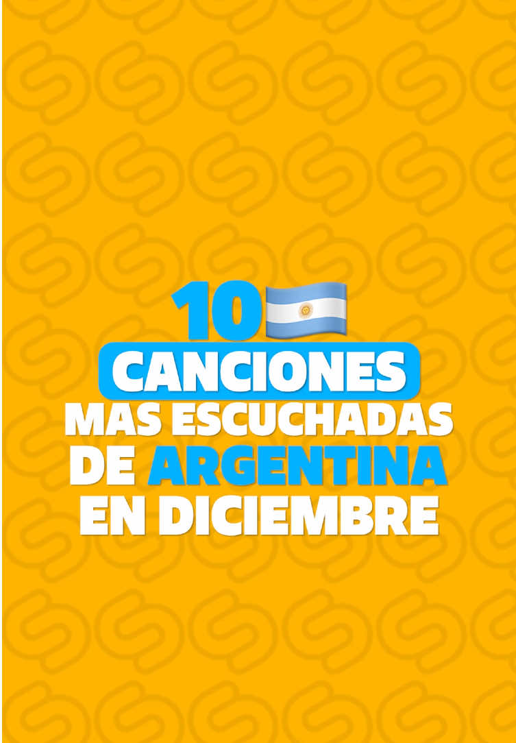 Las 10 Canciones Más Escuchadas de Argentina 🇦🇷 | Diciembre 2024 🎶 Descubre los hits que lideran Spotify #fyp #viral #music #parati #spotify #top10 #argentina 