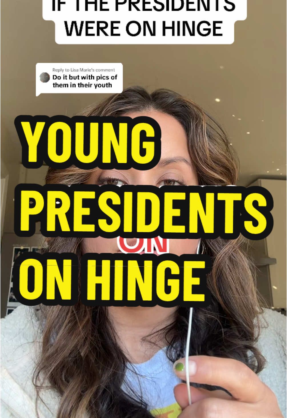 Replying to @Lisa Marie What if the YOUNG presidents were on Hinge? Let’s see 👀 #politicstiktok #politicalcomedy #jimmycarter #datinghumor 