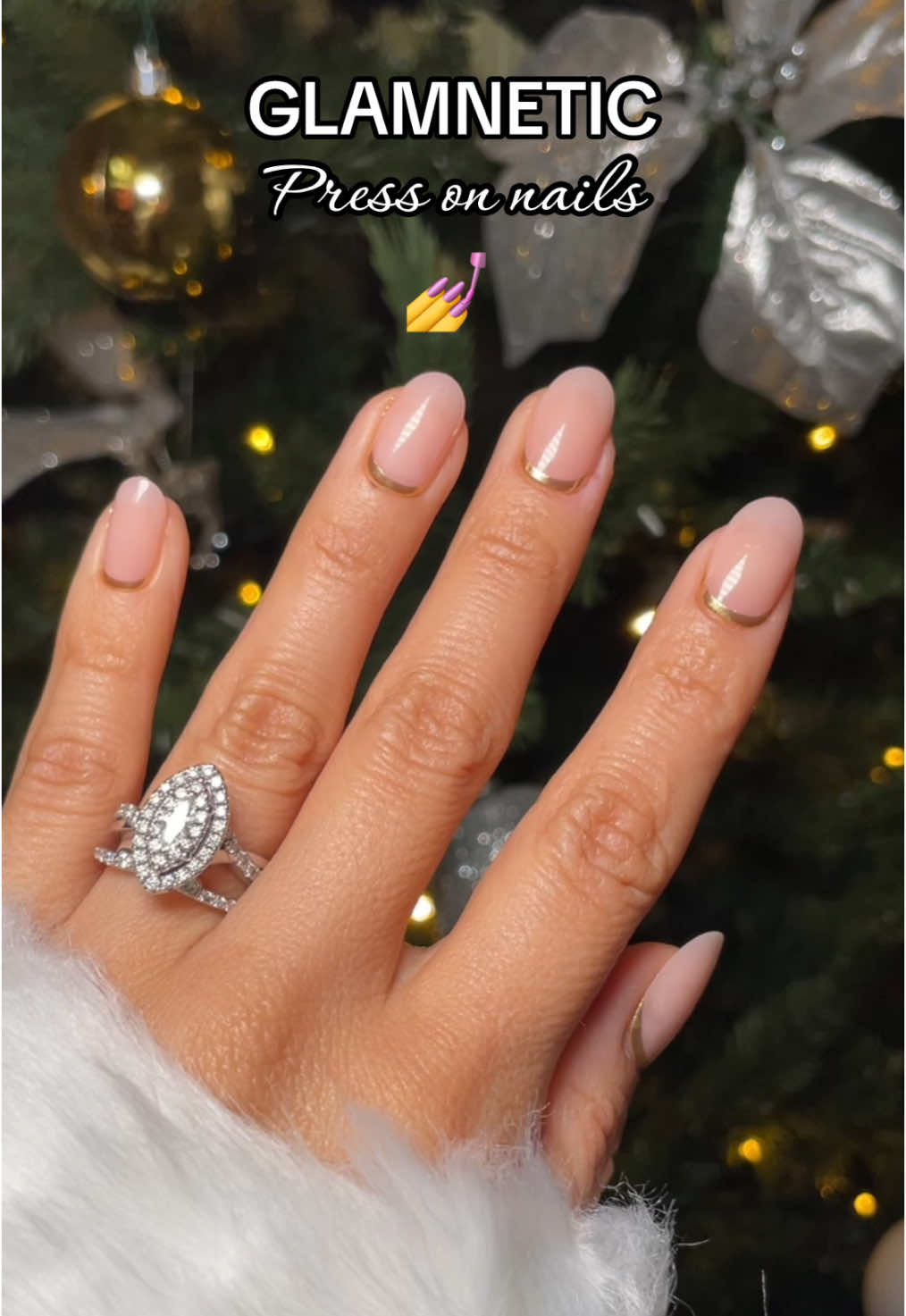 Press on nails 💅 @Glamnetic aprovecha el 25% de descuento hasta Diciembre 31 #pressonnails #glamnetic #nails #nailstutorial 