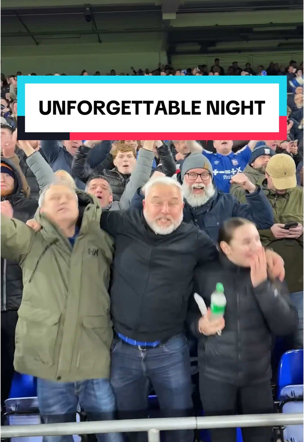 A night these Ipswich Town fans will never forget. #Soccer #PremierLeague #ipswich 